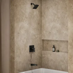 Rite-Temp® bath and shower trim kit with push-button diverter, 1.75 gpm