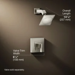 Rite-Temp® shower trim kit, 2.5 gpm