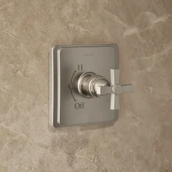 Rite-Temp® shower trim kit with cross handle, 2.5 gpm