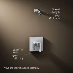 Rite-Temp® shower trim kit, without showerhead
