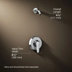 Rite-Temp® shower trim kit, without showerhead