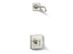 Rite-Temp® shower trim kit with cross handle, without showerhead