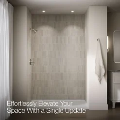 Rite-Temp® shower trim kit with push-button diverter, without showerhead