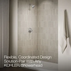 Rite-Temp® shower trim kit with push-button diverter, without showerhead