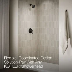 Rite-Temp® shower trim kit with push-button diverter, without showerhead
