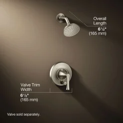 Rite-Temp® shower trim kit with push-button diverter, 1.75 gpm