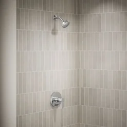 Rite-Temp® shower trim kit with push-button diverter, 2.5 gpm