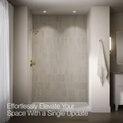 Rite-Temp® shower trim kit with push-button diverter, without showerhead