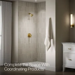 Rite-Temp® shower trim kit with push-button diverter, 1.5 gpm