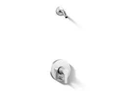 Rite-Temp® shower trim kit with push-button diverter, less showerhead