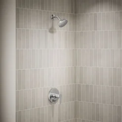 Rite-Temp® shower trim kit with push-button diverter, less showerhead