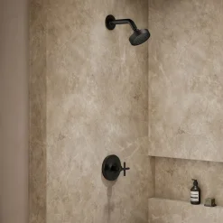 Rite-Temp® shower trim kit with cross handle, 2.5 gpm