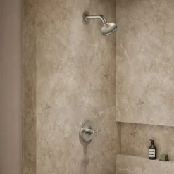 Rite-Temp® shower trim kit with cross handle, 2.5 gpm