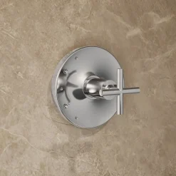 Rite-Temp® shower trim kit with cross handle, 2.5 gpm
