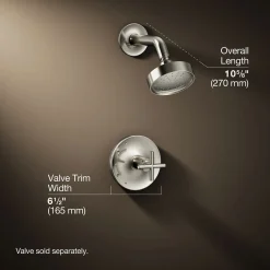 Rite-Temp® shower trim kit with cross handle, 1.75 gpm
