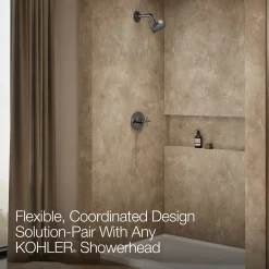 Rite-Temp® shower trim kit with cross handle, without showerhead