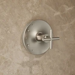 Rite-Temp® shower trim kit with cross handle, without showerhead