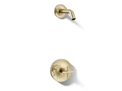 Rite-Temp® shower trim kit with cross handle, without showerhead