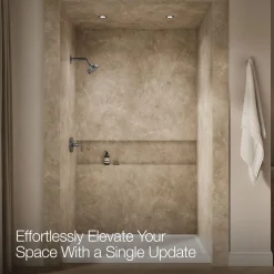 Rite-Temp® shower trim kit with lever handle, without showerhead