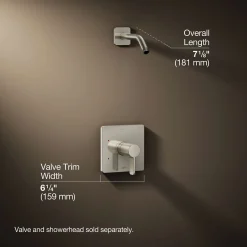 Rite-Temp® shower trim kit, without showerhead