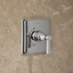 Rite-Temp® shower trim kit with lever handle, without showerhead