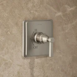 Rite-Temp® shower trim kit with lever handle, without showerhead