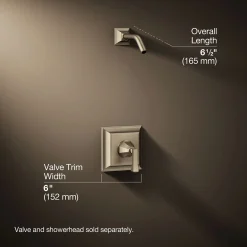 Rite-Temp® shower trim kit, without showerhead