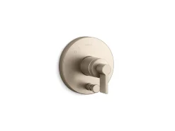 Rite-Temp® valve trim with Lever handle and diverter