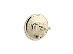 Rite-Temp® valve trim with push-button diverter and cross handle