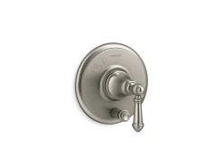 Rite-Temp® valve trim with push-button diverter and lever handle