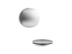 Rotary-turn bath drain trim