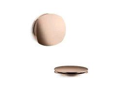 Rotary-turn bath drain trim