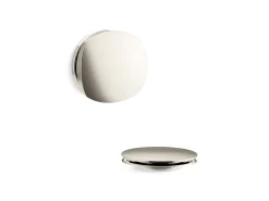 Rotary-turn bath drain trim