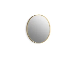22" round framed mirror