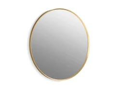 36" round framed mirror