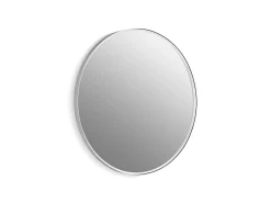 32" round framed mirror