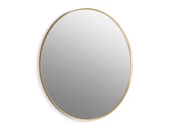 42" round framed mirror