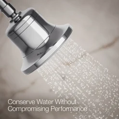 Round single-function filtered showerhead, 1.75 gpm