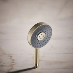 Round three-function handshower, 1.75 gpm