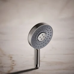Round three-function handshower, 1.75 gpm
