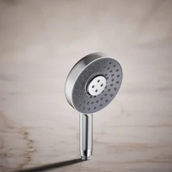 Round three-function handshower, 1.75 gpm