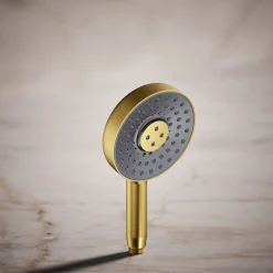 Round three-function handshower, 1.75 gpm