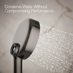 Round three-function handshower, 2.5 gpm