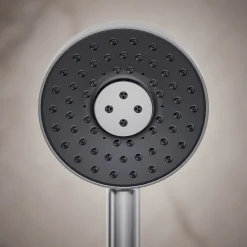 Round three-function handshower, 2.5 gpm