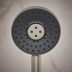 Round three-function handshower, 2.5 gpm