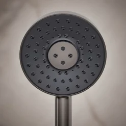 Round three-function handshower, 2.5 gpm