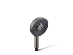 Round three-function handshower, 2.5 gpm