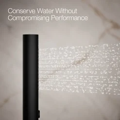 Round two-function handshower, 2.5 gpm