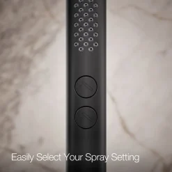 Round two-function handshower, 2.5 gpm