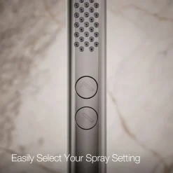 Round two-function handshower, 2.5 gpm